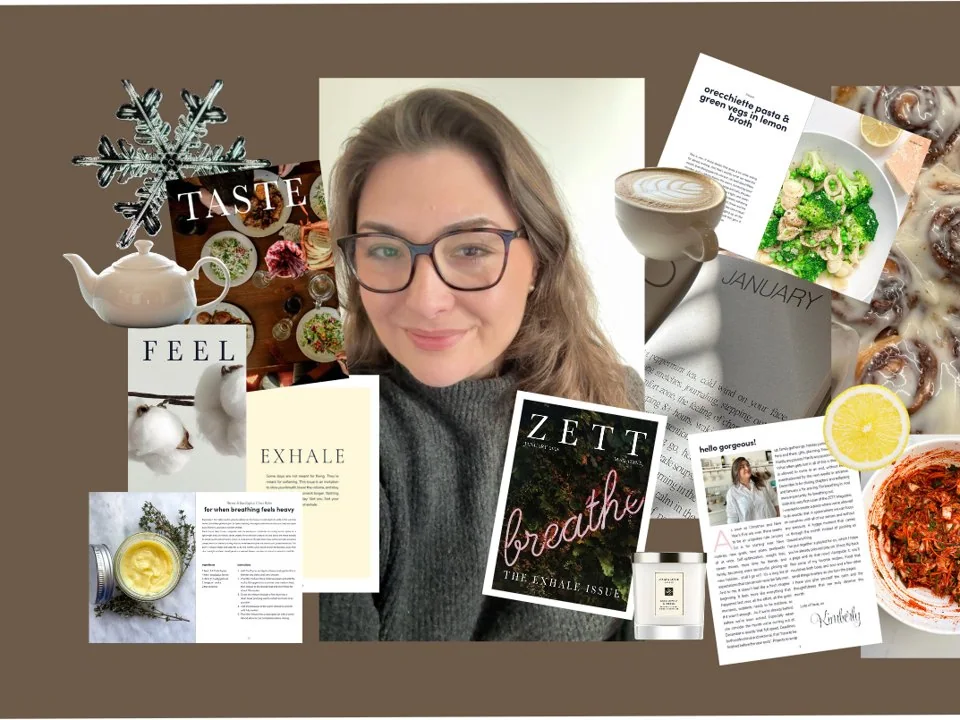 Mood board collage