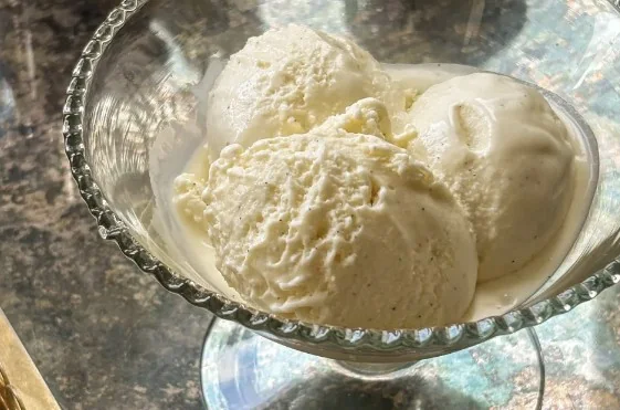 Homemade ice cream