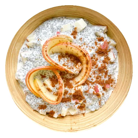 Apfel-Zimt-Chia-Pudding