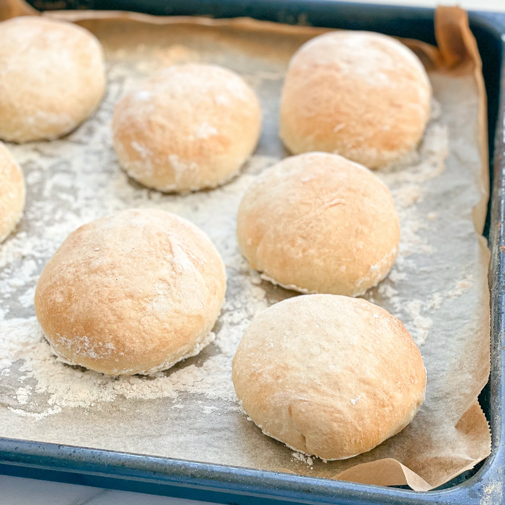 Easy Ciabatta Buns