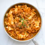 Creamy Sausage & Caramalized Onion Pasta with Salsiccia