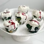 Light & Flavorful Blueberry Banana Cupcakes with Cream Cheese Frosting