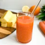 Skin Glowing Pineapple Carrot Juice