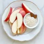 Apple Slices with Almond Coconut Dip