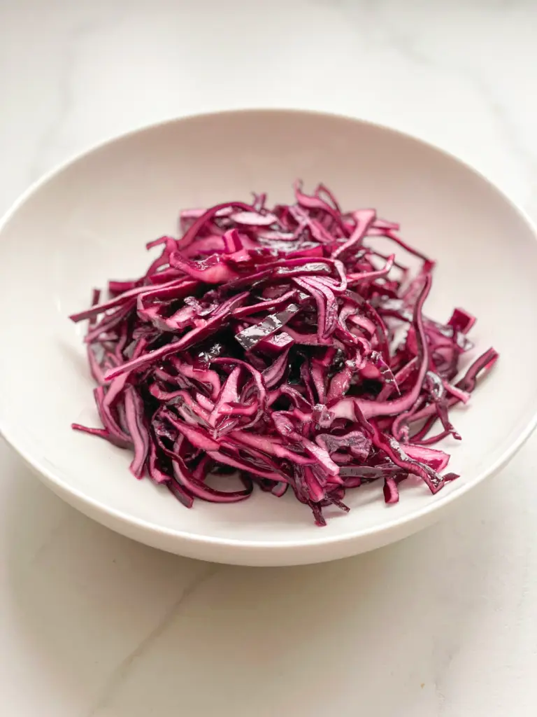 Easy Red Cabbage Salad