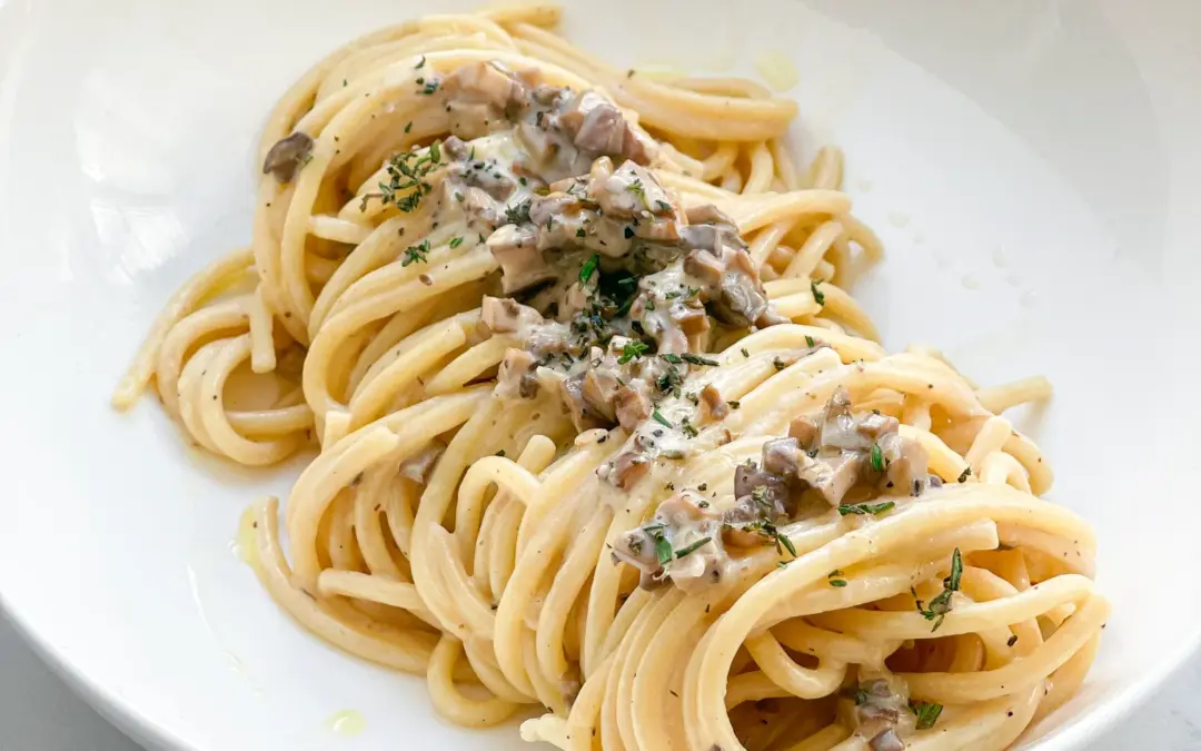 Truffle Mushroom Mascarpone Pasta