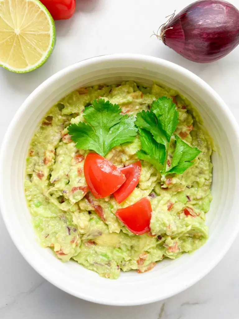 Guacamole with Tomatoes & Red Onion