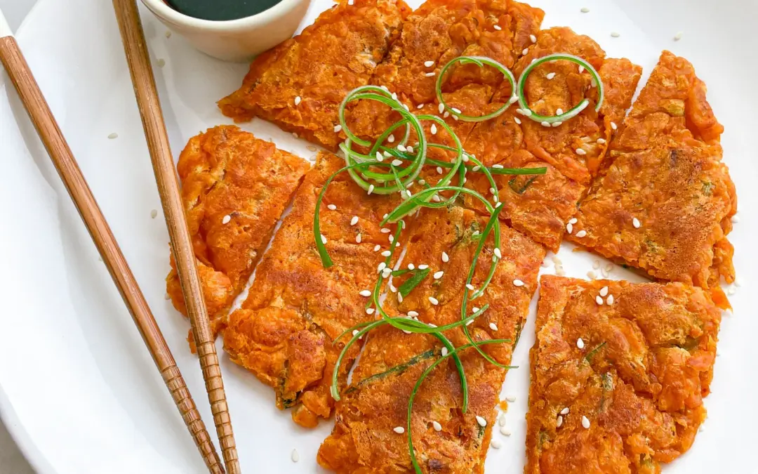 Kimchi Scallion Pancake