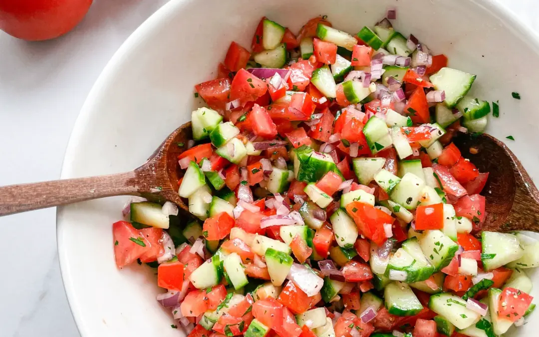 Tomato, Cucumber & Parsley Side Salad