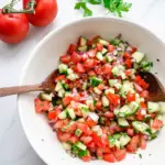 Tomato, Cucumber & Parsley Side Salad