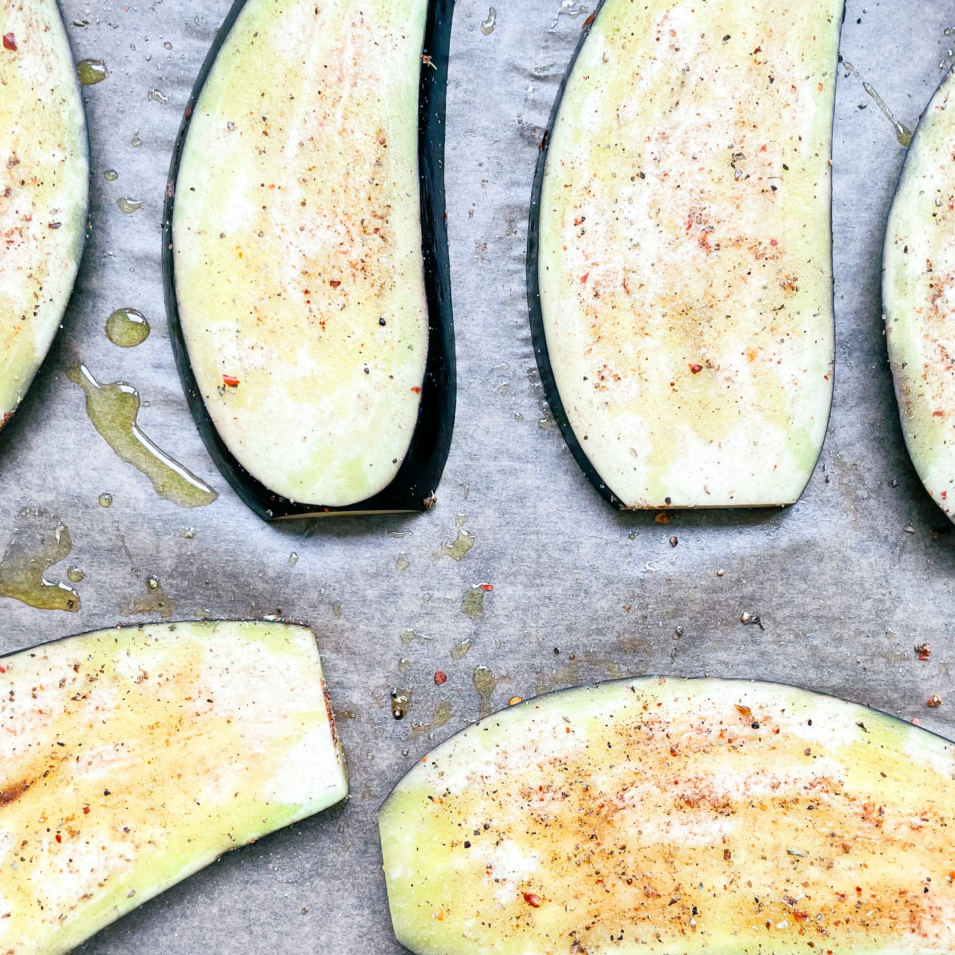 Roasted Eggplant with Tahini Yogurt Sauce