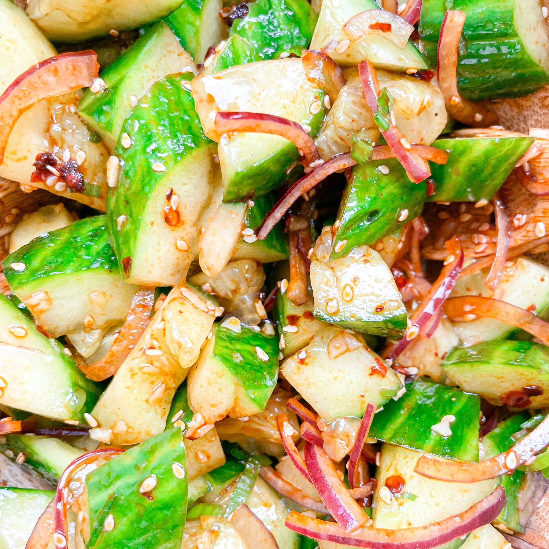 Smashed Chinese Cucumber Salad