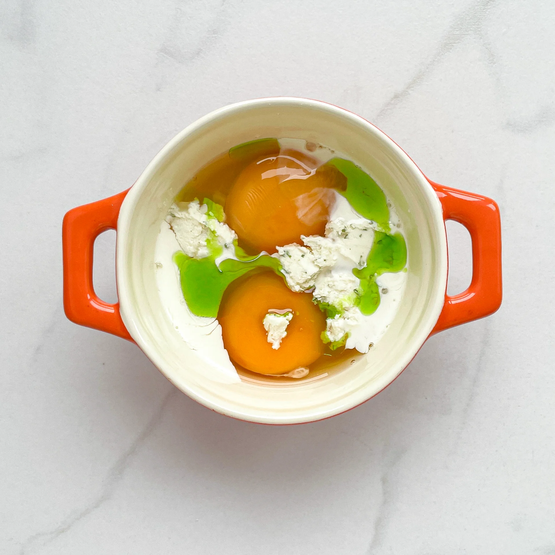 Oeuf Cocotte with Cream & Herbs