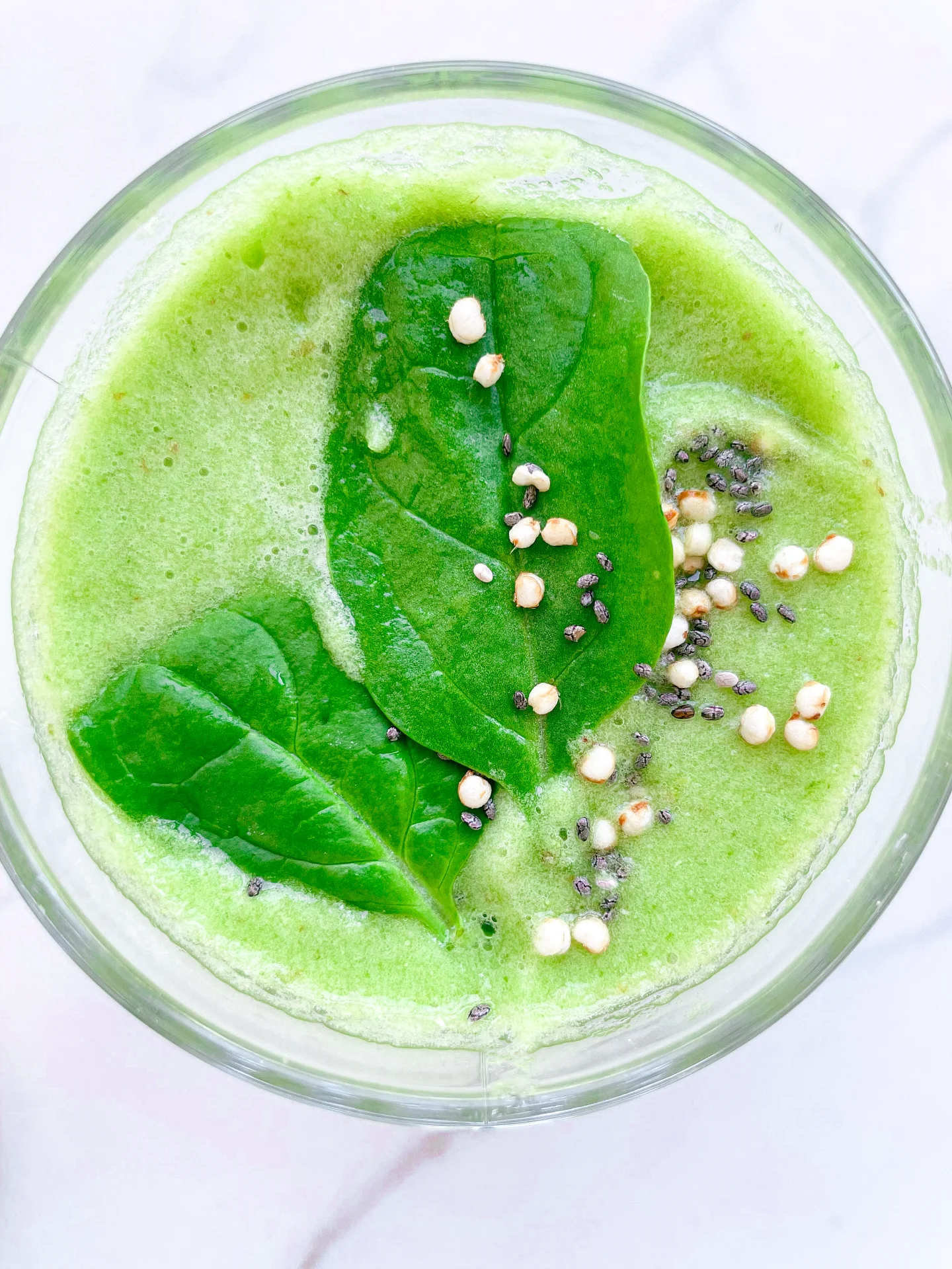 Green Pineapple Spinach Smoothie