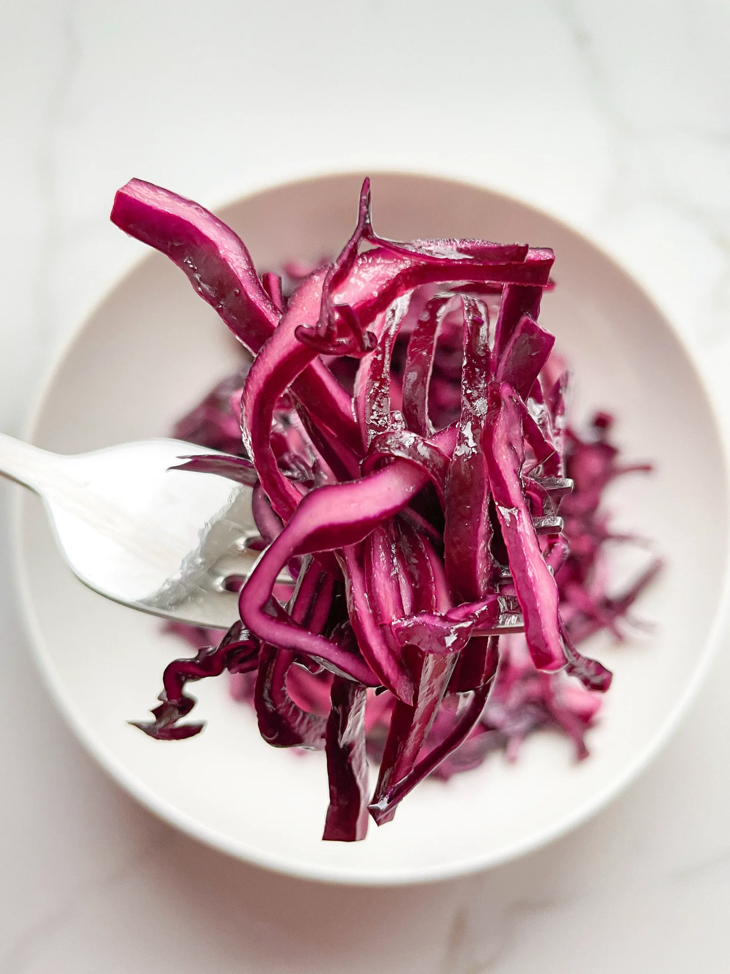 Easy Red Cabbage Salad