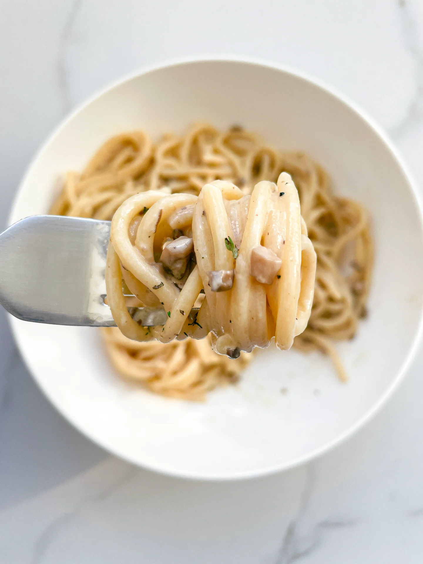 Truffle Mushroom Mascarpone Pasta