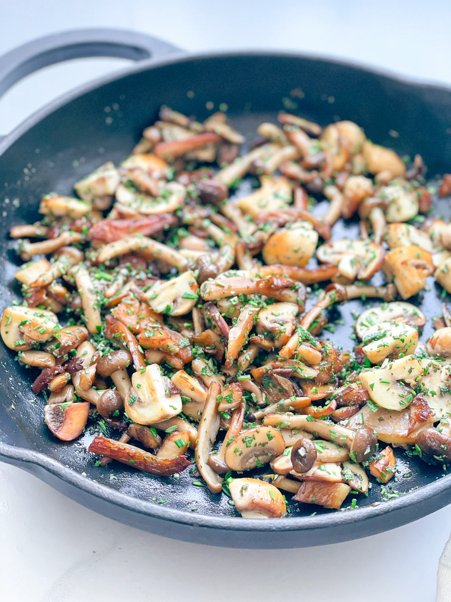 Parmesan Risotto with Mixed Mushrooms & Herbs