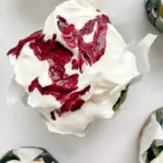 Light & Flavorful Blueberry Banana Cupcakes with Cream Cheese Frosting