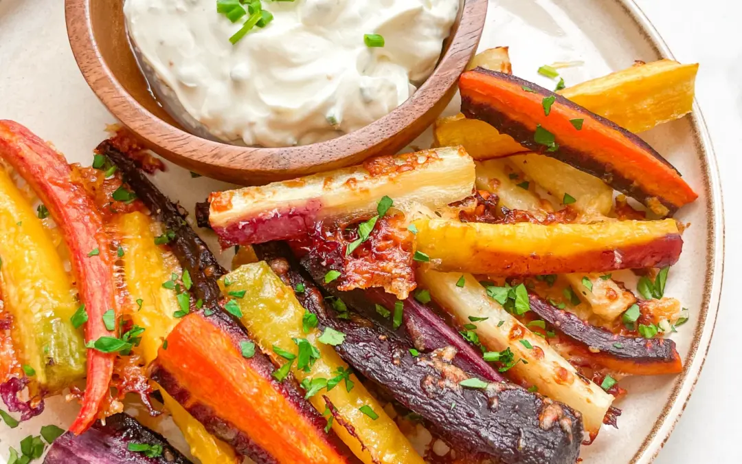 Roasted Parmesan Carrots