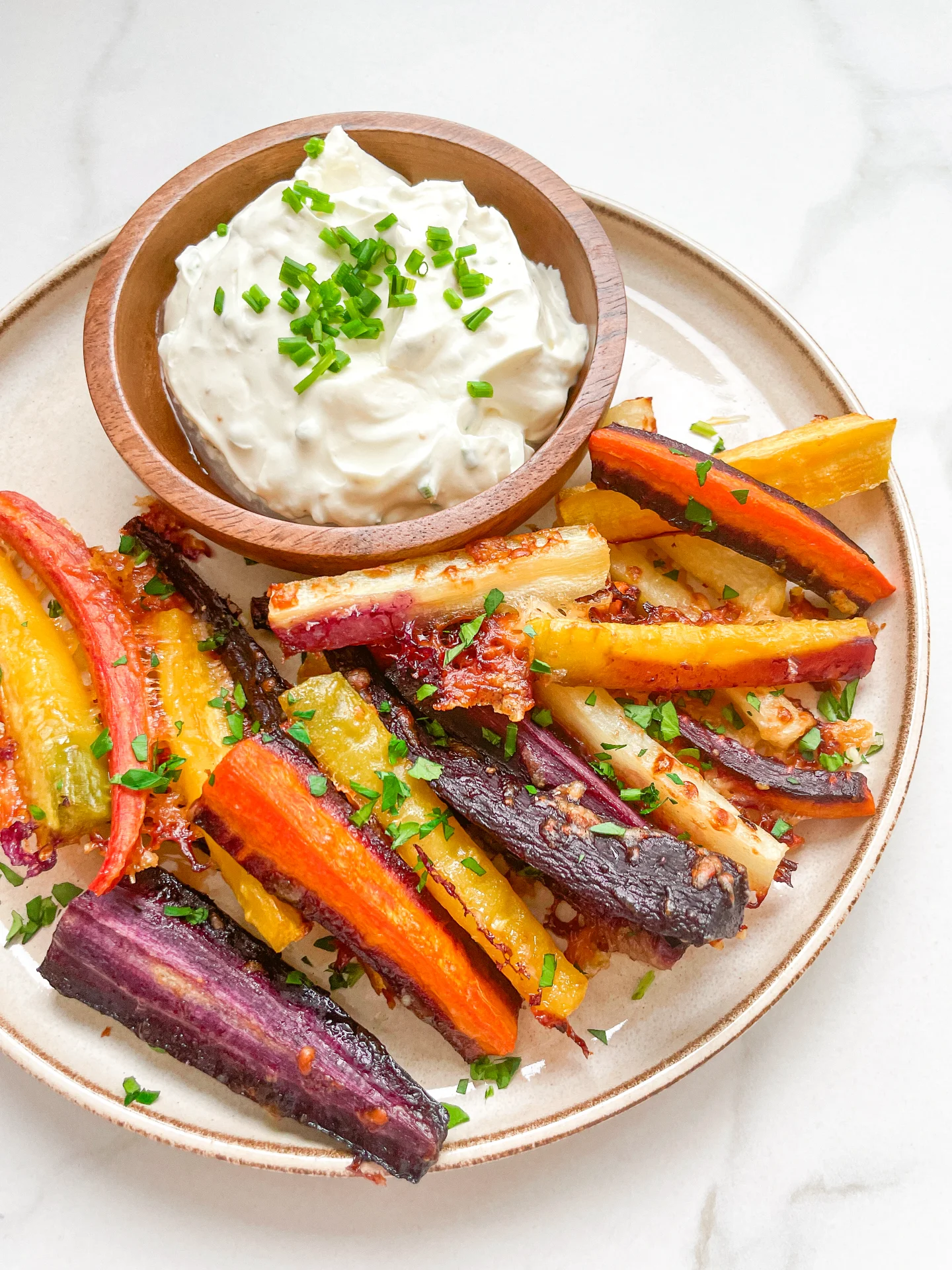 Roasted Parmesan Carrots