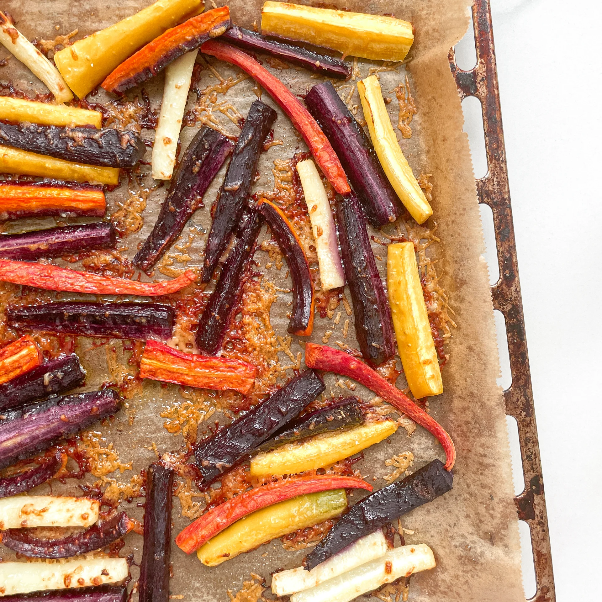 Roasted Parmesan Carrots