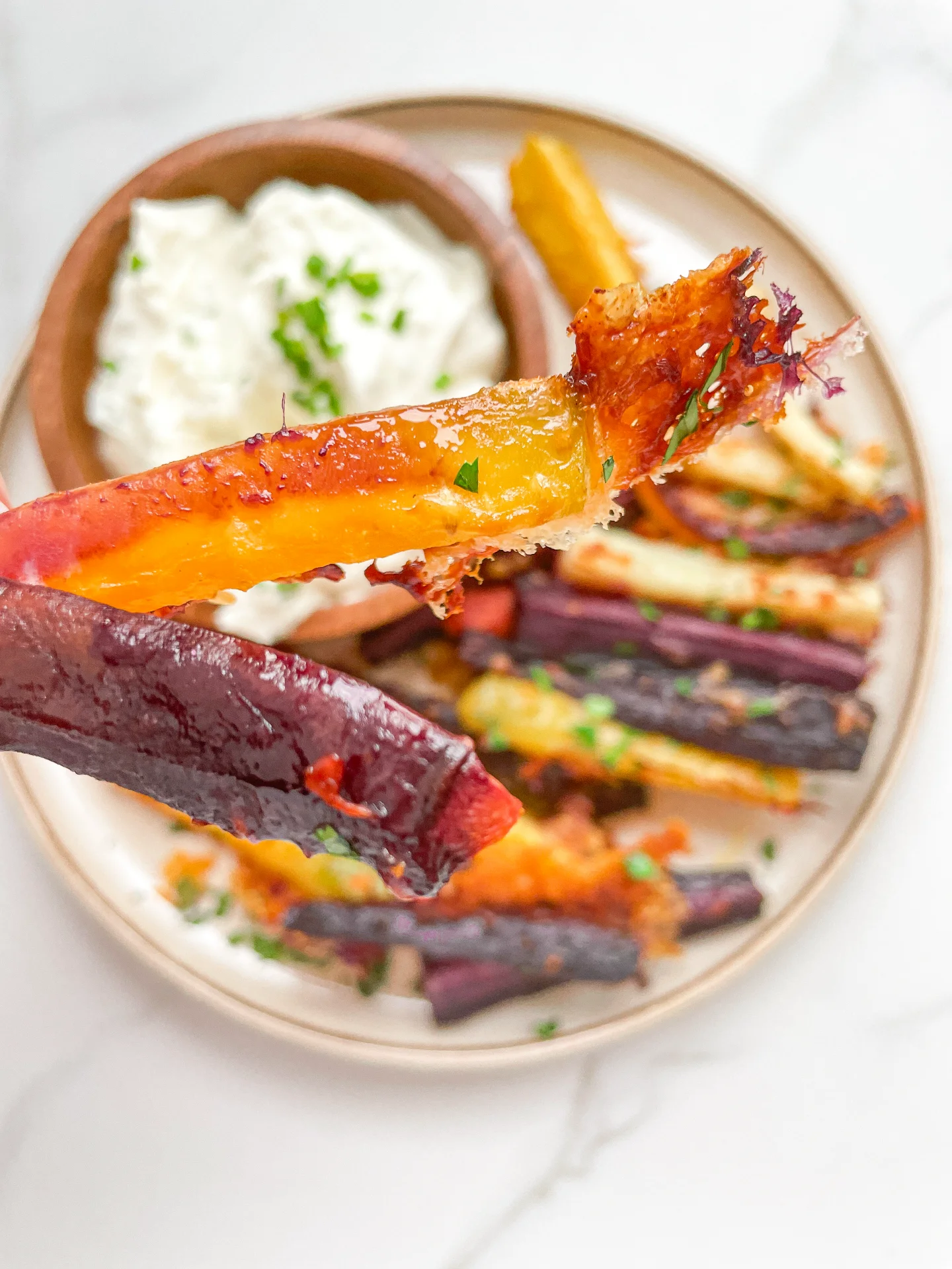 Roasted Parmesan Carrots