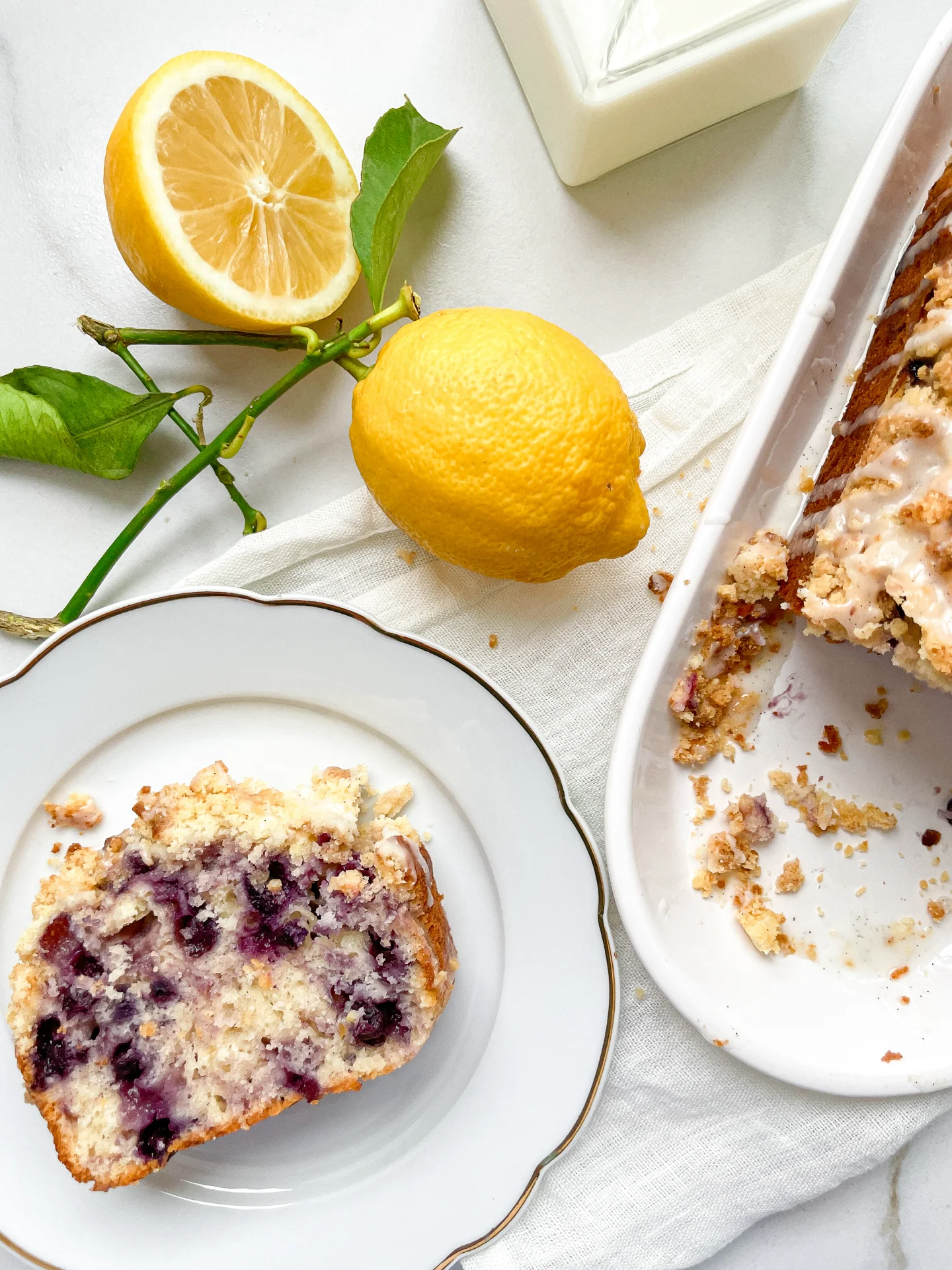 Lemon Blueberry Coffee Cake