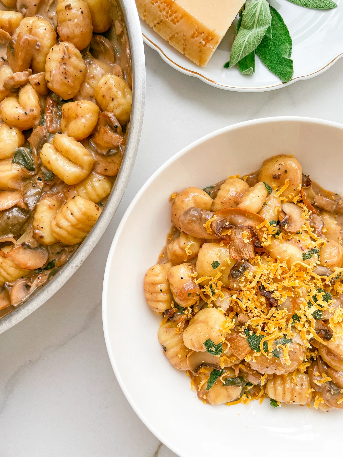 Mushroom Gnocchi with Sage & Truffle