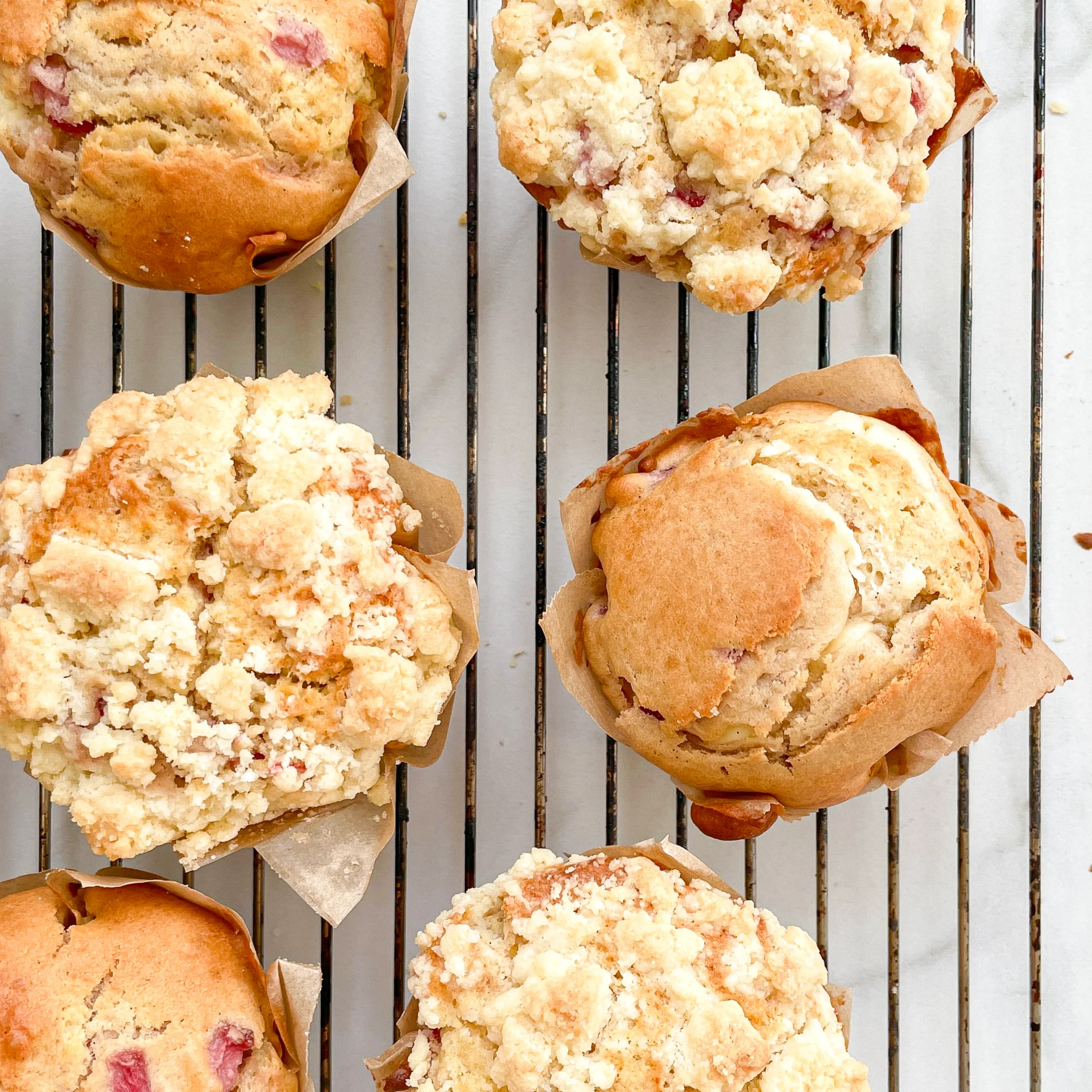 Strawberry Cupcakes with Cream Cheese Frosting & Cheesecake Filling