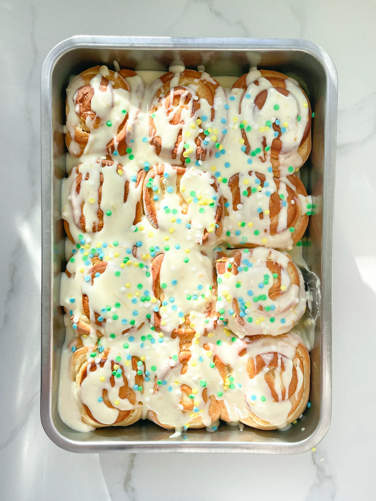 Vanilla Lemon Cream Cheese Rolls