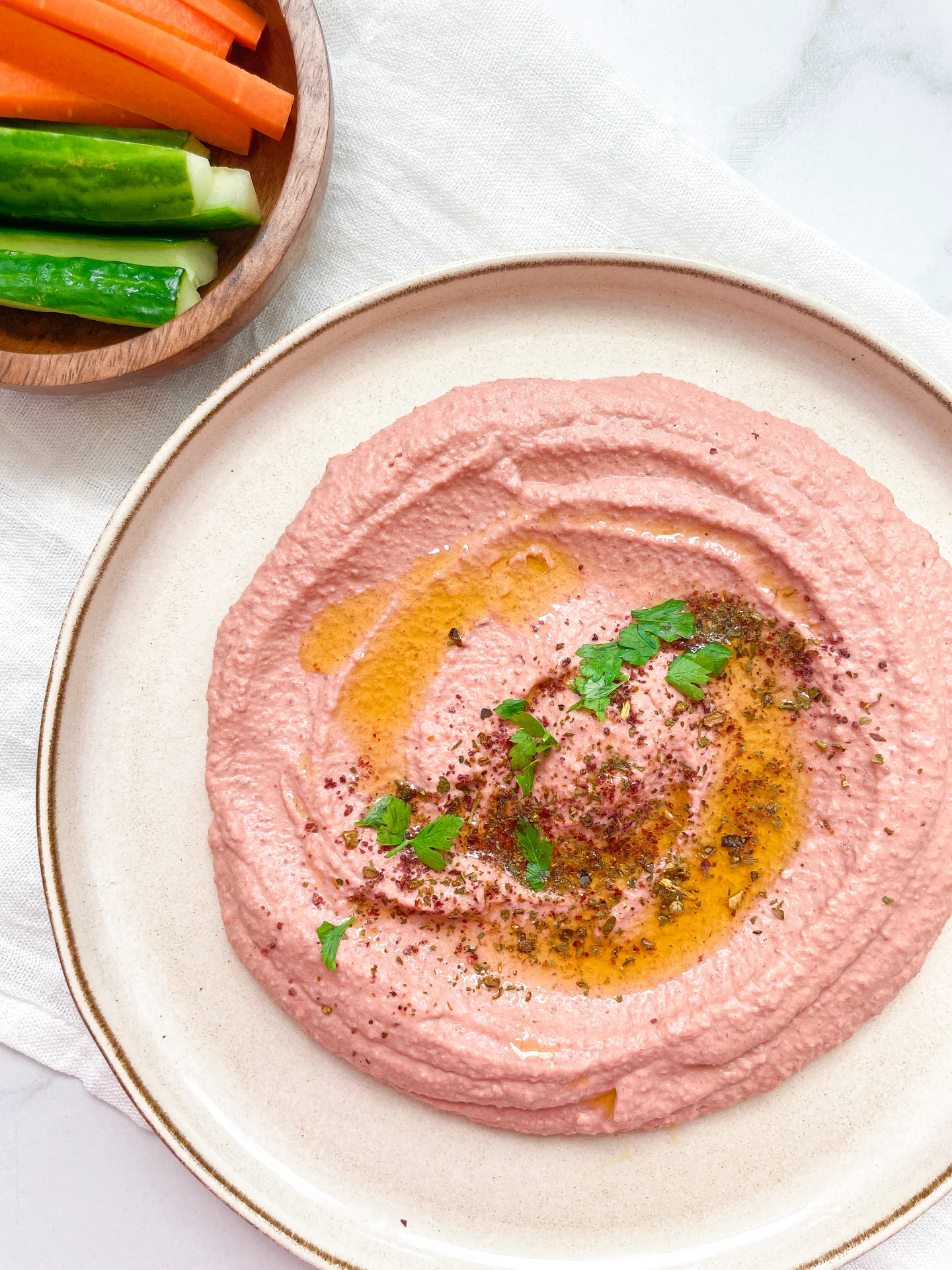 Pink Hummus