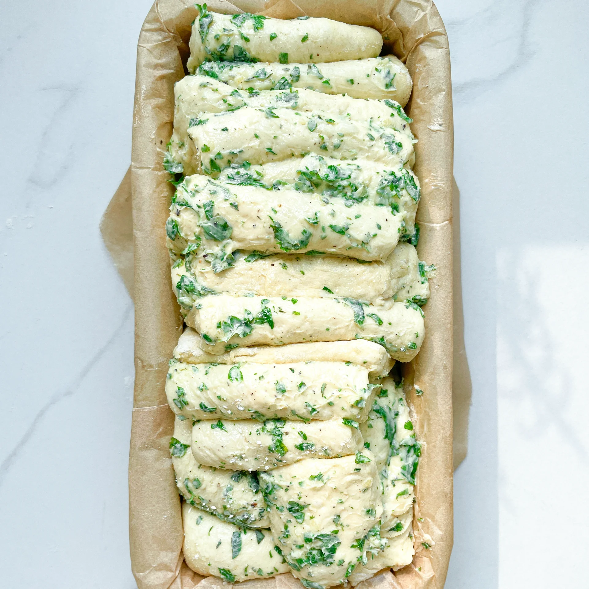 Garlic Herb Pull Apart Bread