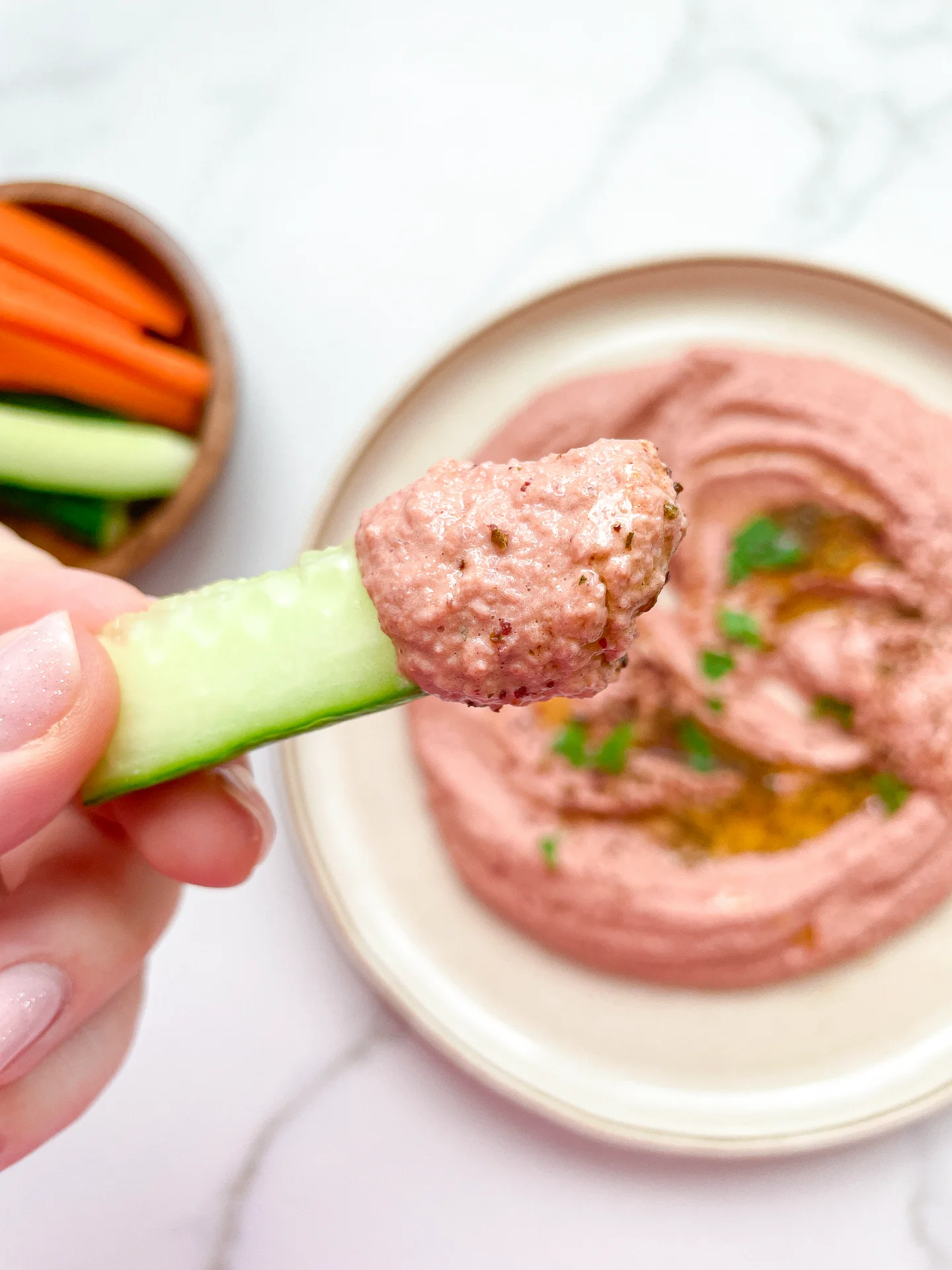 Pink Hummus