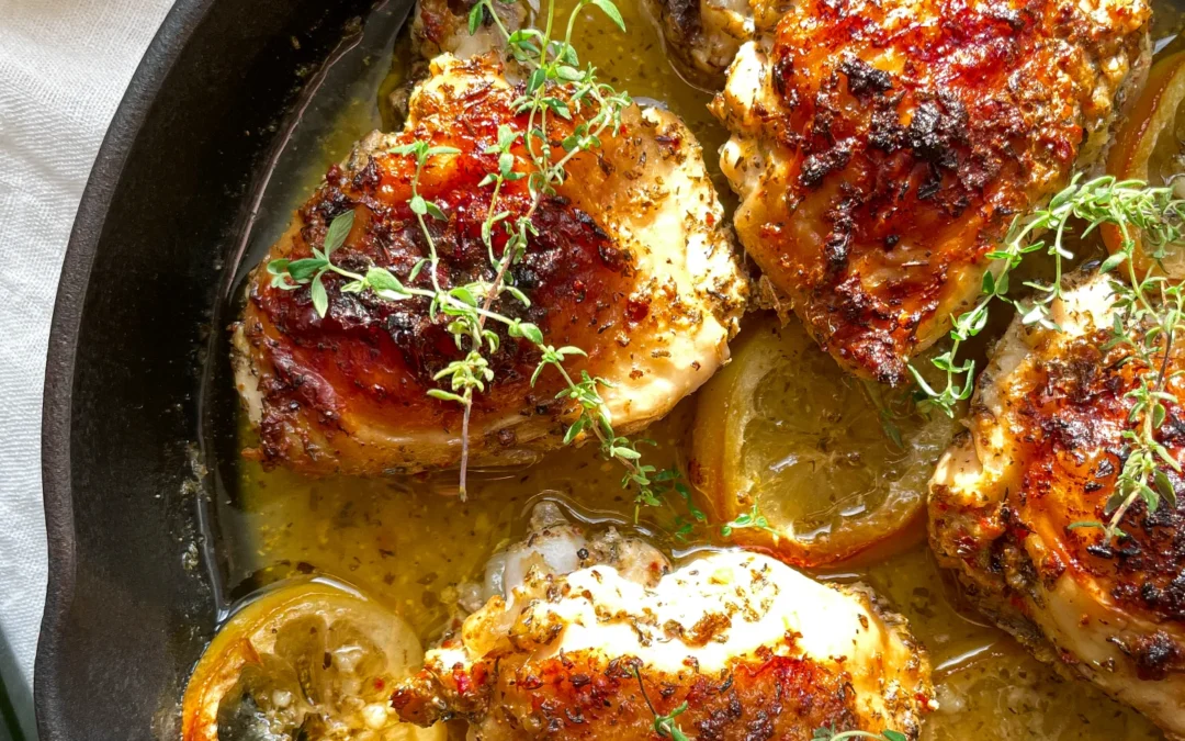 Lemon Yogurt Chicken Thighs