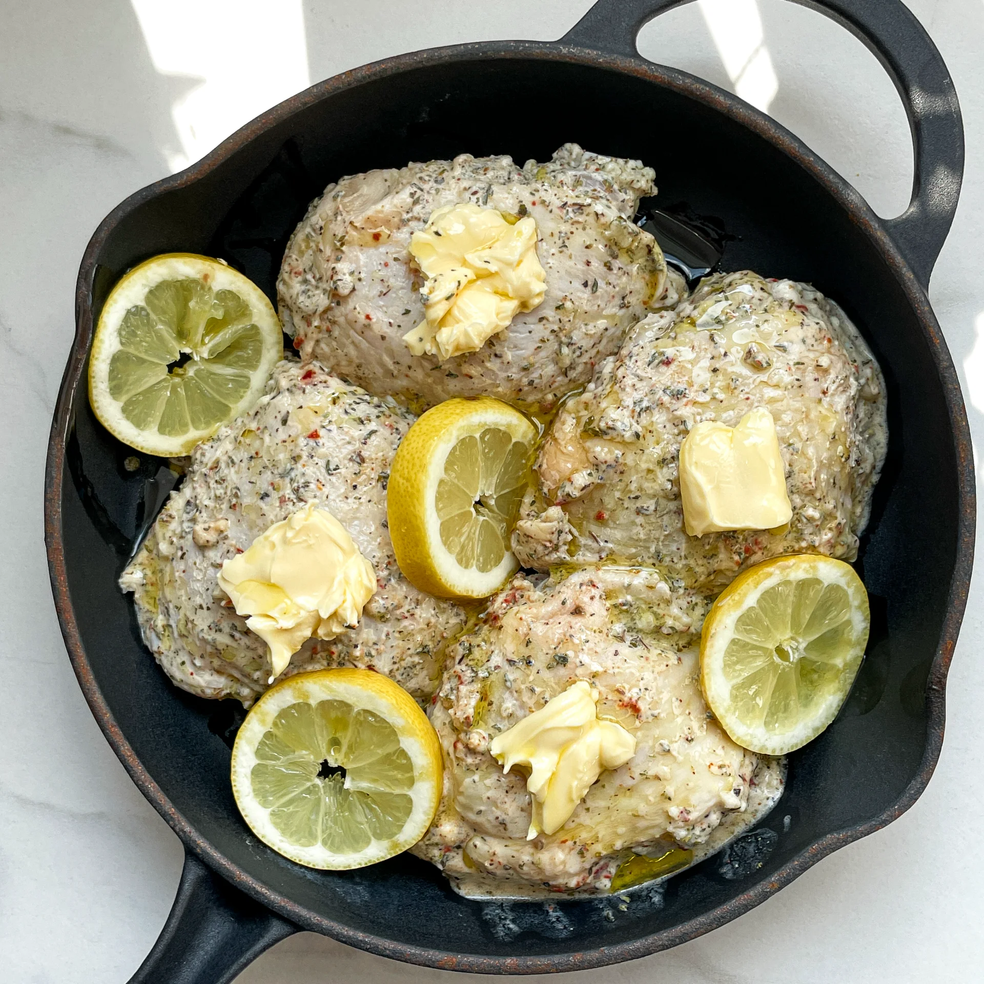 Lemon Yogurt Chicken Thighs