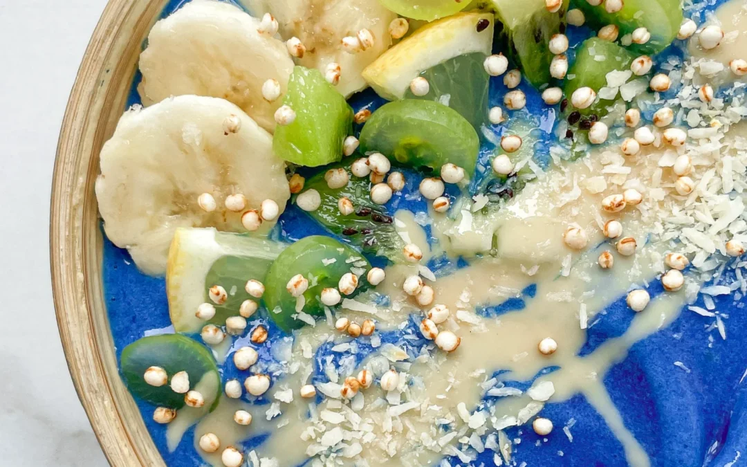 Blue Spirulina Breakfast Bowl