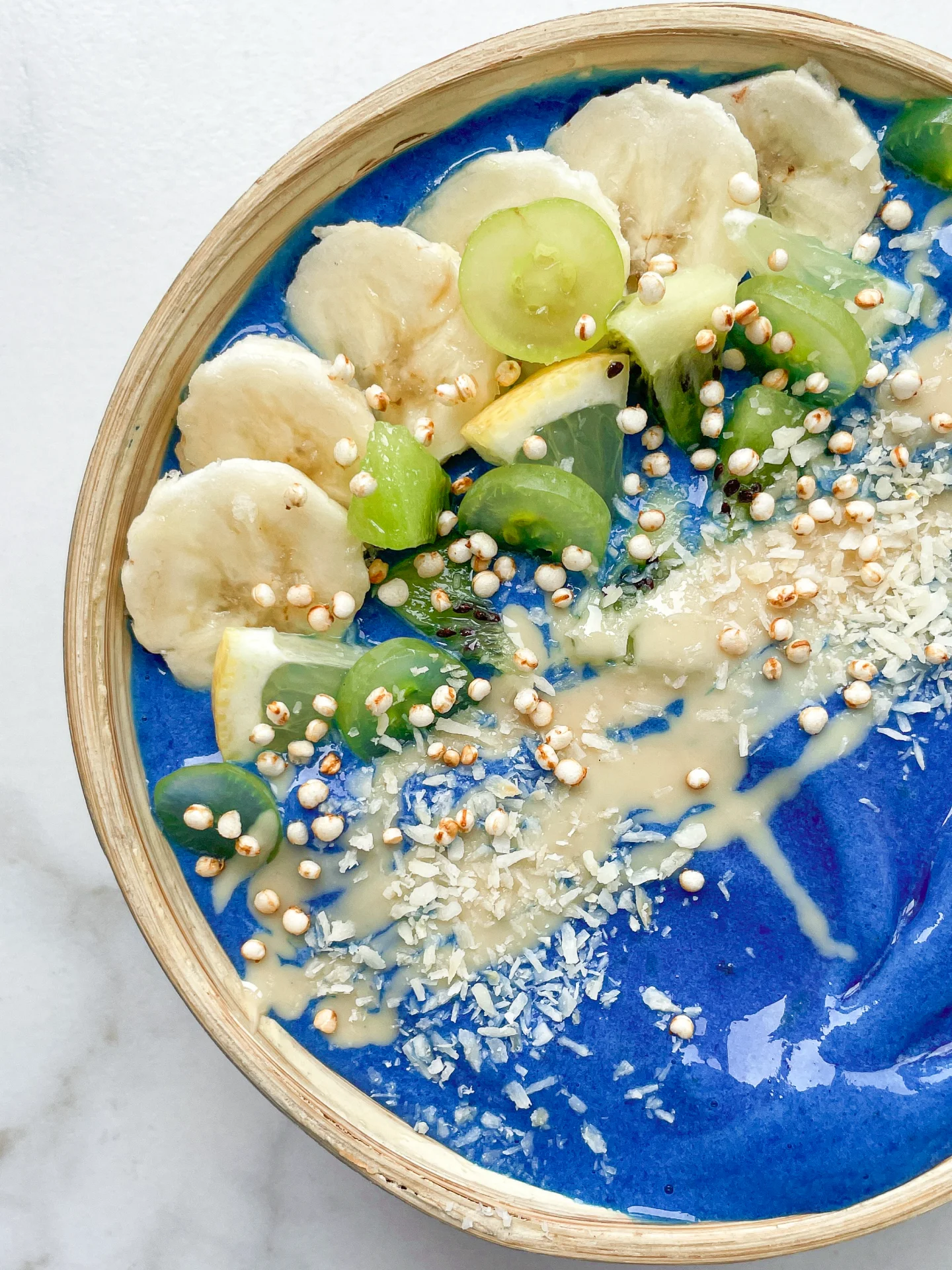 Blue Spirulina Breakfast Bowl