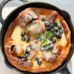 Blueberry Lemon Curd Dutch Baby