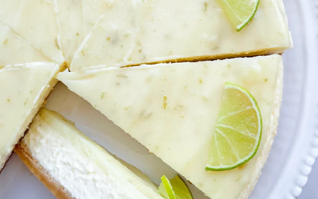 Lime Curd Cheesecake