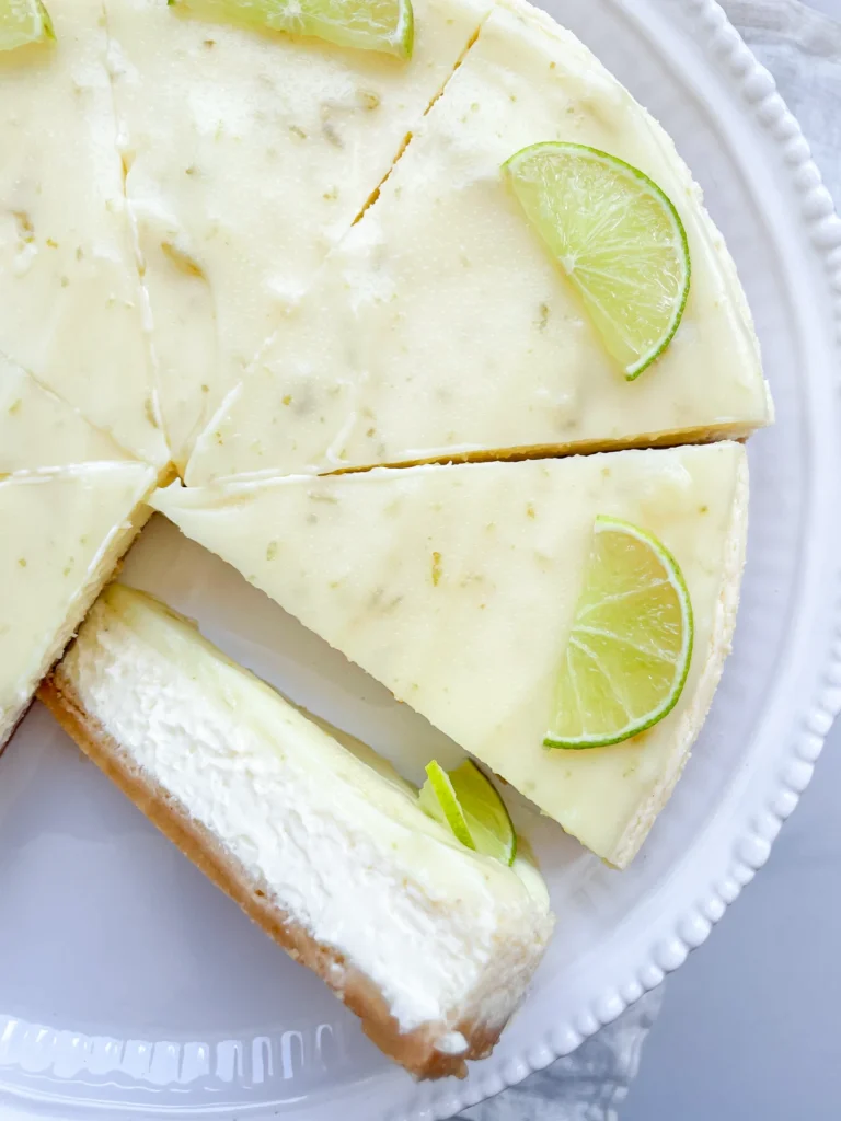 Lime Curd Cheesecake