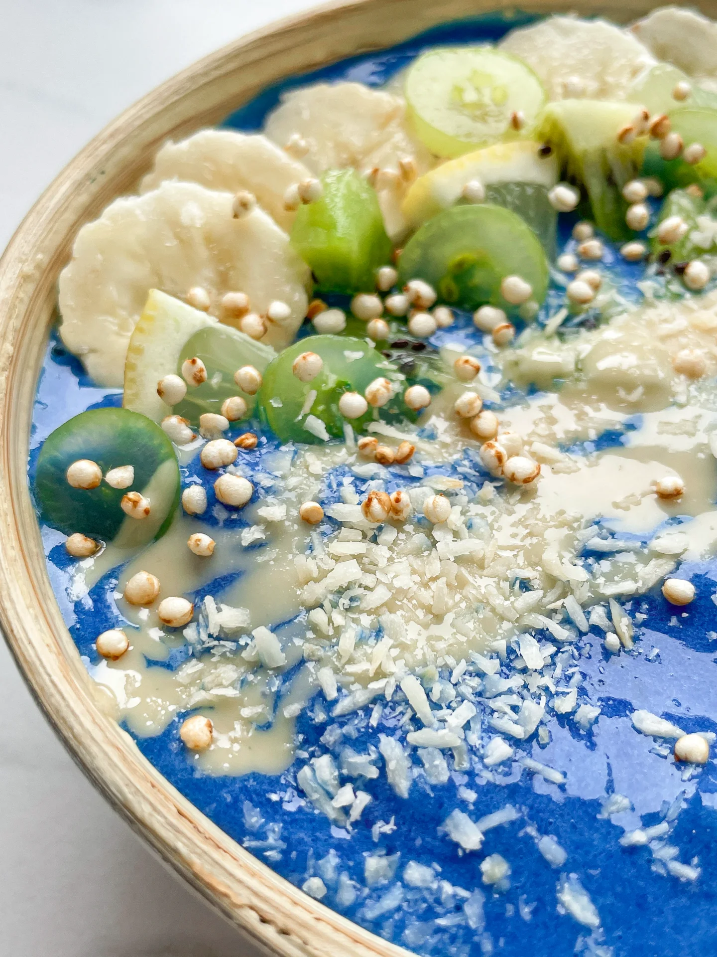 Blue Spirulina Breakfast Bowl