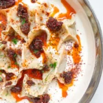 Turkish Beef Manti in Yogurt Sauce