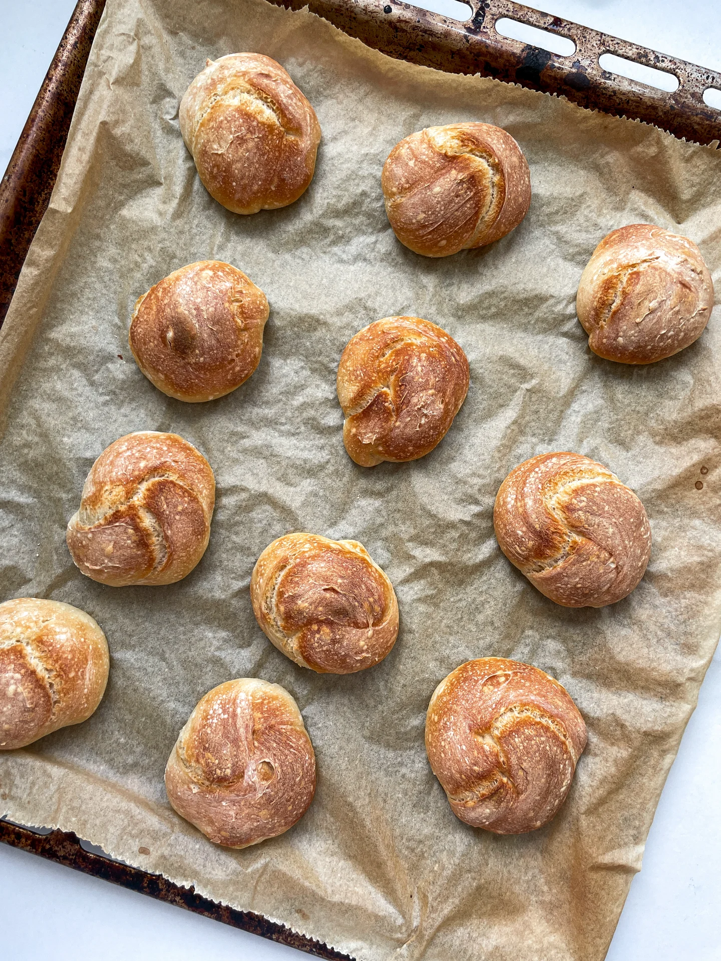 Garlic Parmesan Butter Knots & Grated Tomato Dip