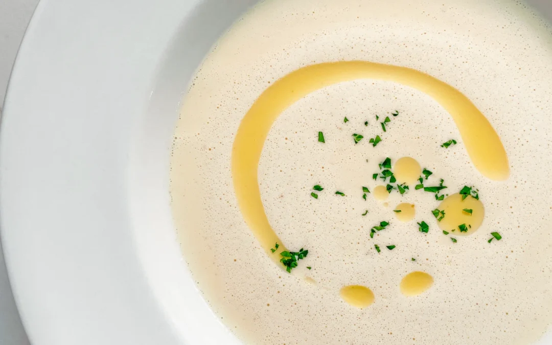 Parmesan Soup with Truffle Oil