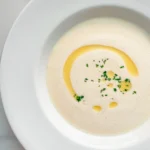 Parmesan Soup with Truffle Oil