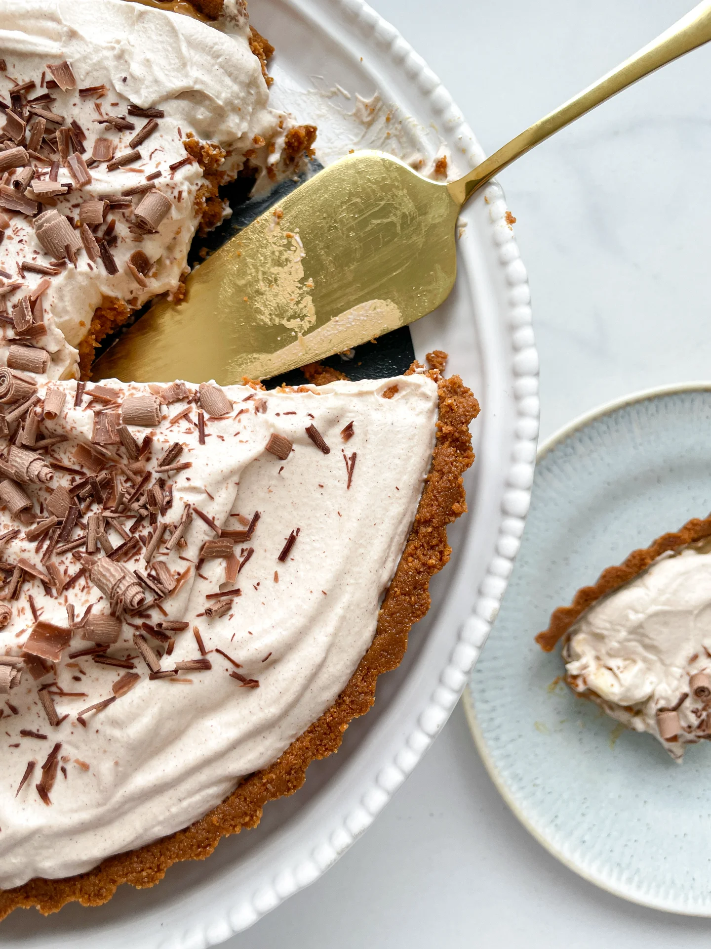 Biscoff Cinnamon Banoffee Pie