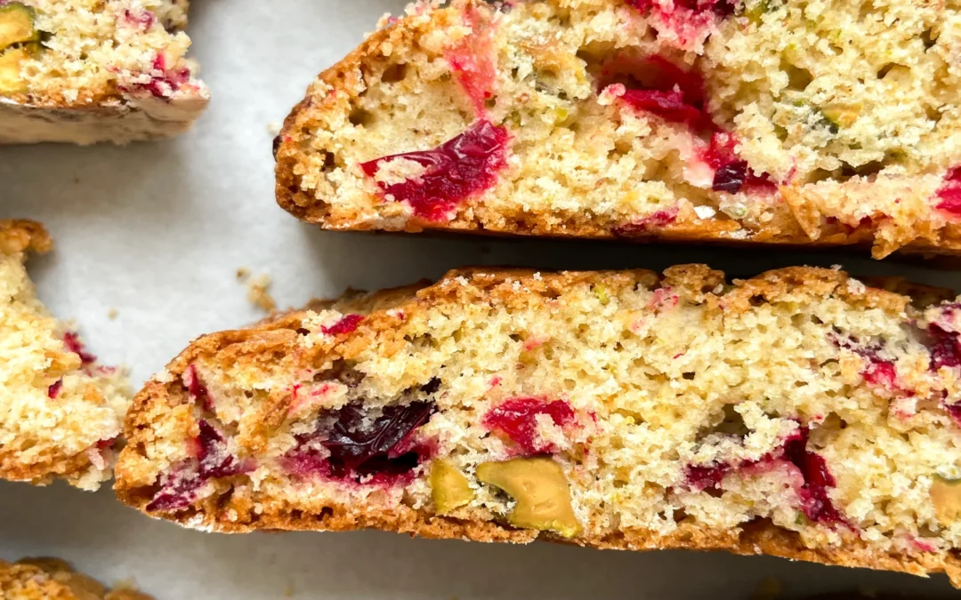 Cranberry Pistachio Biscotti