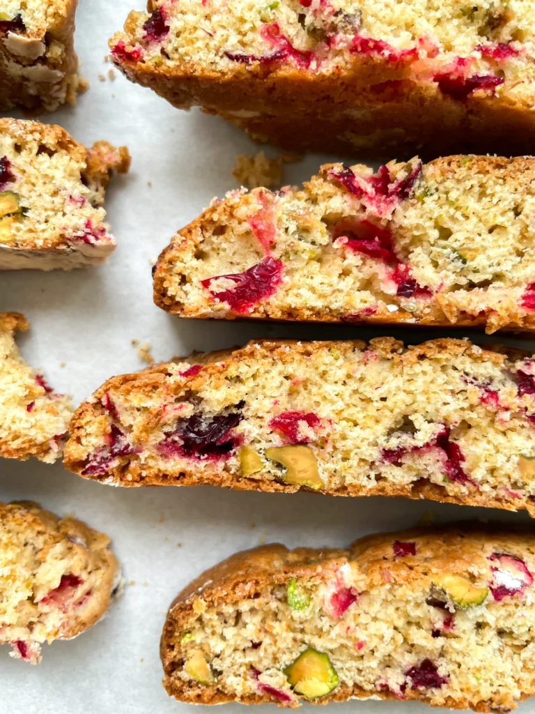 Cranberry Pistachio Biscotti