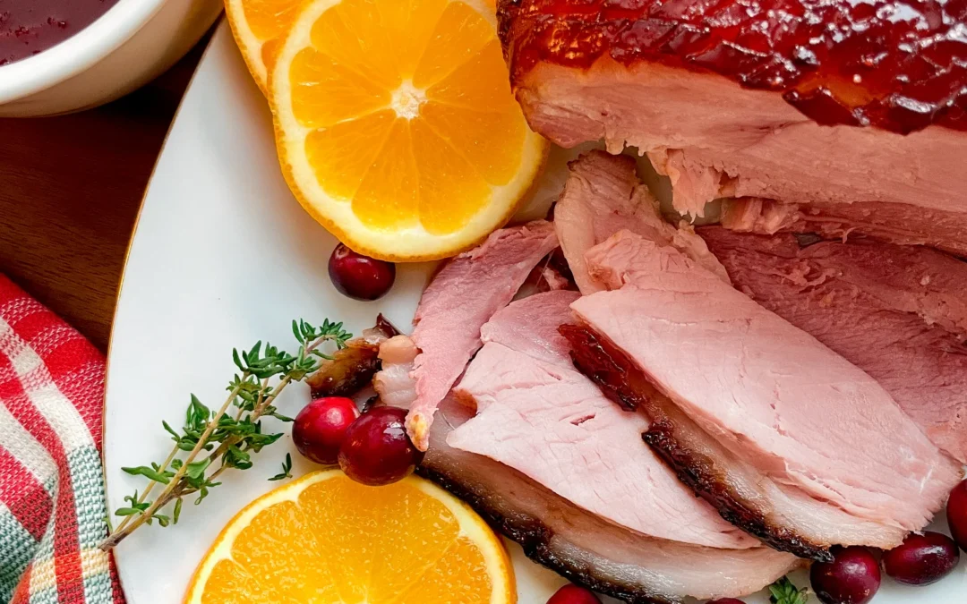 Cranberry Orange Glazed Pork Roast