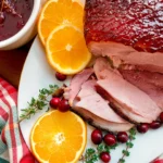 Cranberry Orange Glazed Pork Roast